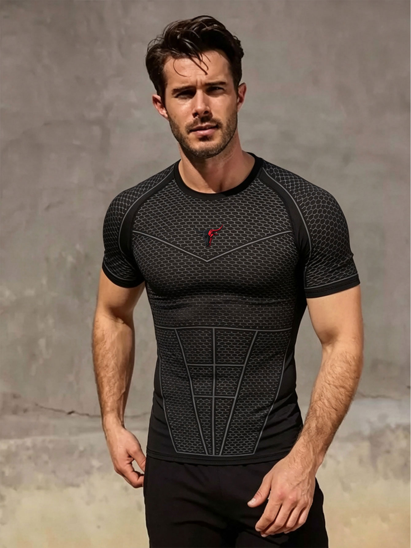 Gym Hub Printed Men's Compress - огляд і ціна Outdoor Sport.Hub