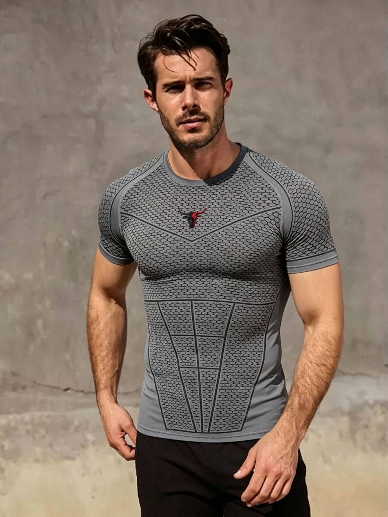 Gym Hub Printed Men's Compress - огляд і ціна Outdoor Sport.Hub