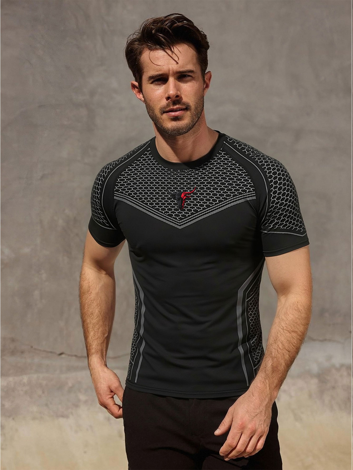 Gym Hub Printed Men's Compress - огляд і ціна Outdoor Sport.Hub