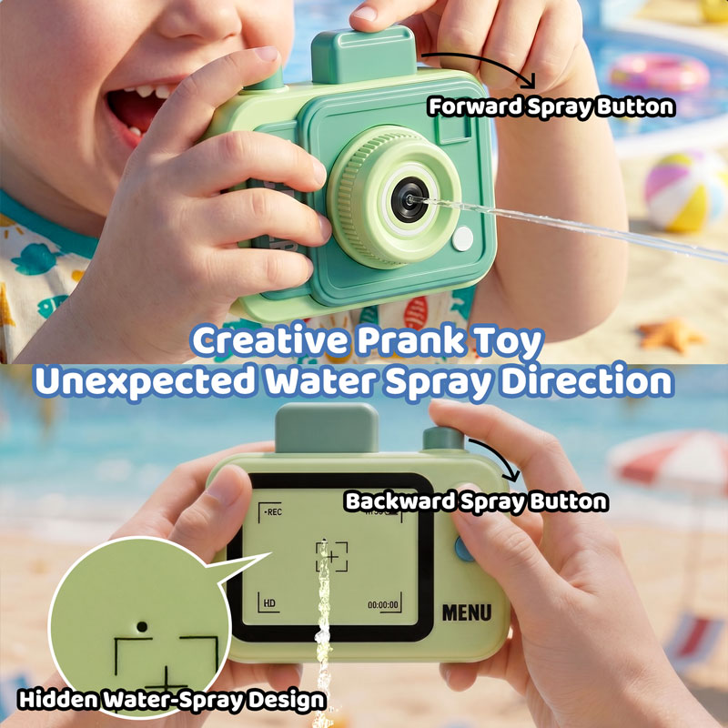 Double-sided Water Gun Camera  - огляд і ціна Outdoor Sport Games For Kids