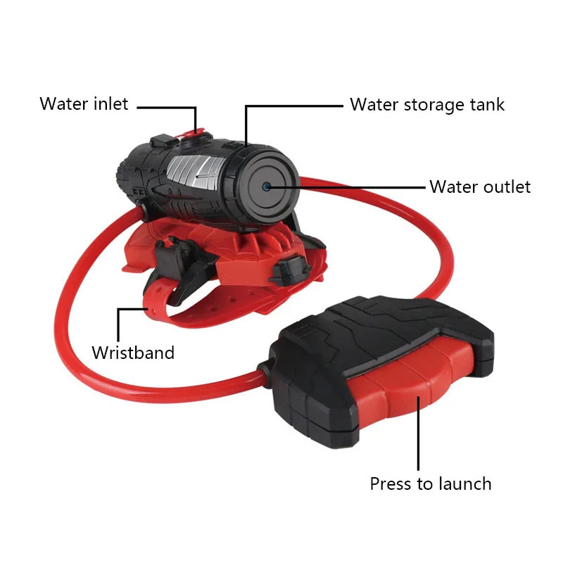 Water Gun Spider Launcher Wris - огляд і ціна Outdoor Sport Games For Kids